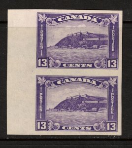 Canada #201a Extra Fine Never Hinged Imperf Pair