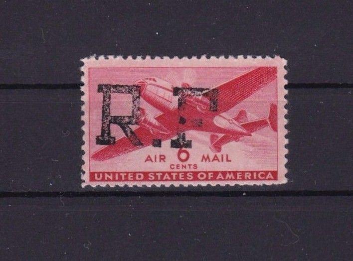 UNITED STATES  R.F. OVERPRINT 1944 M/MINT CAT £300 EXPERTIZED ON BACK  R 1857