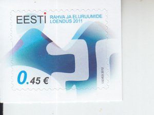 2012 Estonia Census (Scott 692) MNH