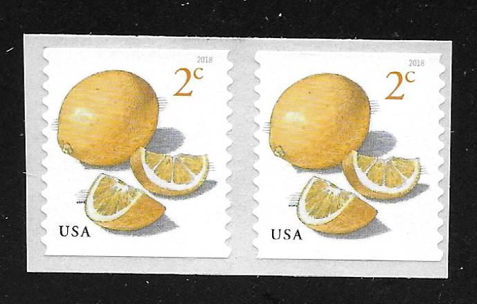 SC# 5256 - (2c) - Meyer Lemon - MNH pair