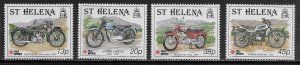 St Helena Scott #'s 561 - 564 MNH