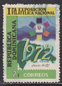 Dominican Republic 695 National Philatelic Exhibition, Santo Domingo 1972