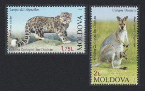 Moldova MNH SG 814-5 Snow Leopard & Wallaby 2013