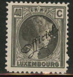 Luxembourg Scott o148 MH* 1922-26 Official