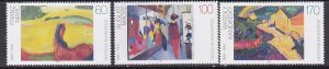 Germany 1750-52 MNH 1992 Art Series 20th Century Painting Full Set of 3