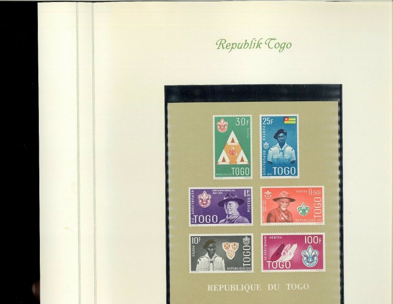 Togo MNH 1960's Sets & Souvenir Sheets Mounted on Specialty Pages