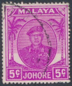 Johore  Malaya  SC#  134 Used  see details & scans