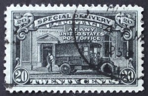 U.S. Used Stamp Scott #E19 20c Special Delivery, Superb. CDS Cancel. A Gem!