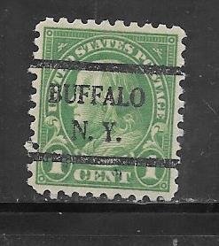 #581 Used Single PRECANCEL AS SHOWN