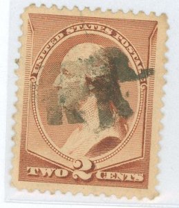 United States #210 Used Single (Fancy Cancel)