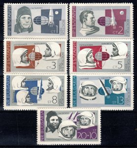 1966 Bulgaria 1647-1653 Russian cosmonauts