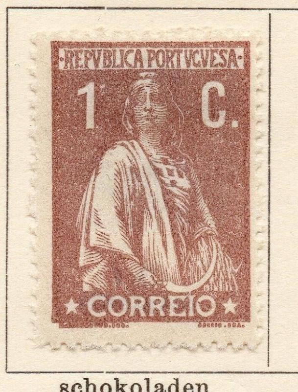 Portugal 1917-20 Early Issue Fine Mint Hinged 1c. 253803