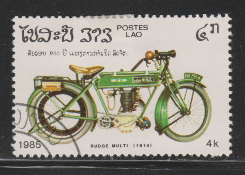 Laos 624 Motorcycle 1985