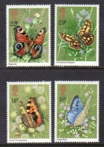 Great Britain Butterflies 941-944 MNH S3786