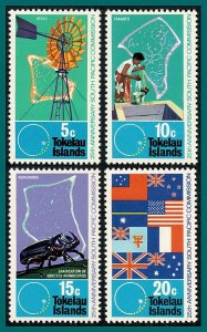 Tokelau 1972 South Pacific Commission, MNH  #33-36,SG33-SG36