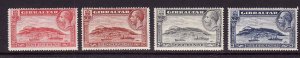 Gibraltar-Sc#96-9- id3-unused hinged KGV set-Rock of Gibraltar-1931-33-