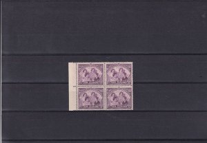 SA26e New Zealand 1946 Royal Family, mint block of 4