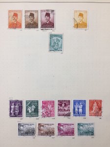 INDONESA Mid Period Collection on Pages(Apx 150 Items) Used MH UK3287