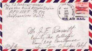 United States A.P.O.'s 6c DC-4 Skymaster 1951 Army-Air Force Postal Service, ...