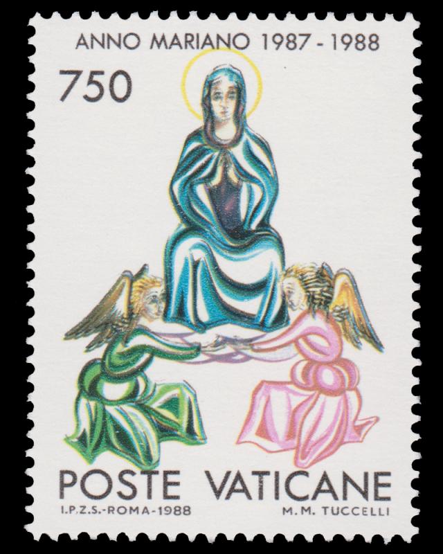 VATICAN CITY STAMP. SCOTT # 810. YEAR 1988. MINT