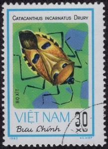 Vietnam 1221 - Cto - 30xu Man-faced Stink Bug (1982)