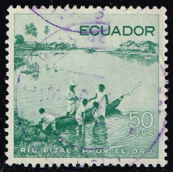 Ecuador #600 Pital River; Used (0.30)