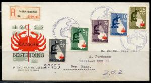 NETHERLANDS OFFICIAL FIRST DAY COVER ADDRESSED E23  AS SHOWN