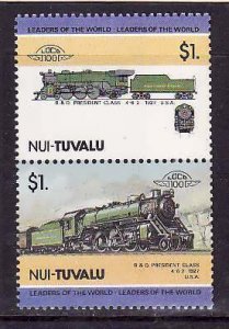 Nui-Tuvalu-Sc#22- id6-unused NH Trains-Locomotives-1984-8-