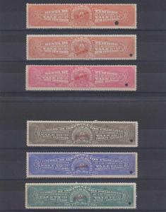 HONDURAS 1927 REVENUES TIMBRE, LICOUR+ 3 IMPERF & 12 PERF PROOFS SETS SPECIMEN 