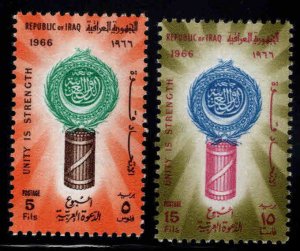 IRAQ Scott 401-402 MNH** Arab Publicity Week set