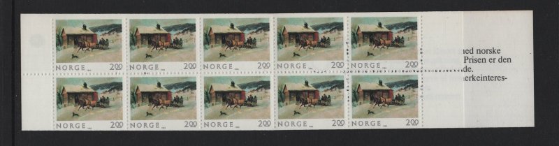 Norway   #831a   MNH  1983  complete booklet Christmas 2k