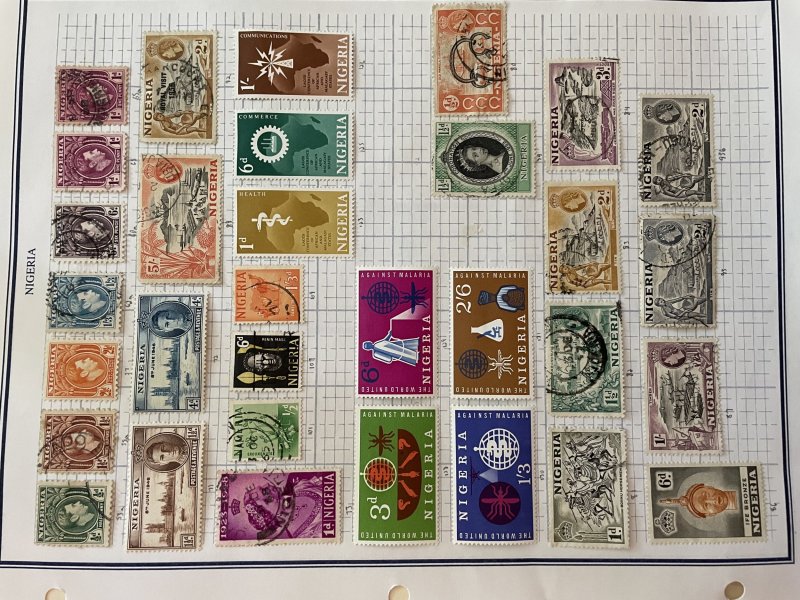 Small collection of Nigeria stamps