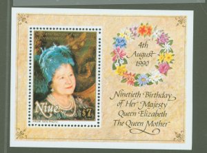 Niue #588  Souvenir Sheet (Queen)