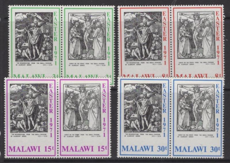 MALAWI SG388/95 1971 EASTER MNH