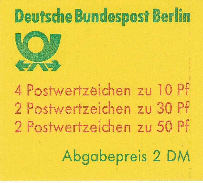 Germany #9N391b Complete Booklet CV $4.00