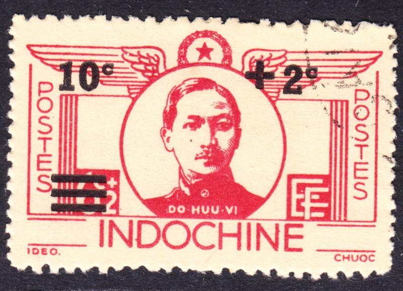 Indo-China Scott B27  F to VF postally used.