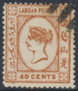 Labuan  SG 47  Sc# 39    Used   CTO  BBRC  details  / scans