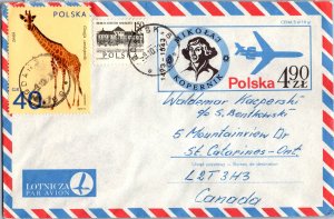 Poland, Worldwide Postal Stationary, Animals