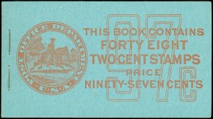 US SCOTT #BK60 Complete Booklet, Mostly VF/XF-OG-NH, SCV $1000, garyposner!