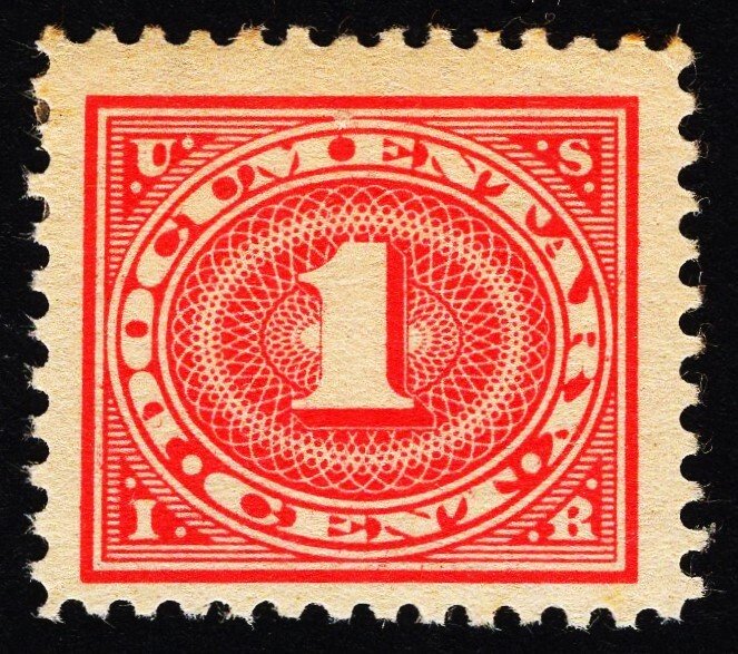 US R228 MH VF 1 Cent Documentary Stamp