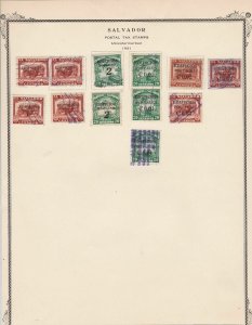 Salvador 1931 Official Stamps Ref 15545