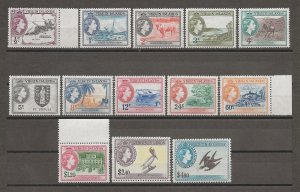 BRITISH VIRGIN ISLANDS 1956/62 SG 149/61 MNH Cat £110
