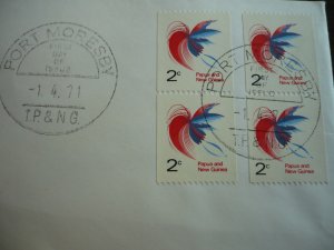 Postal History - Papua New Guinea - Scott# 291a - Coils First Day Cover