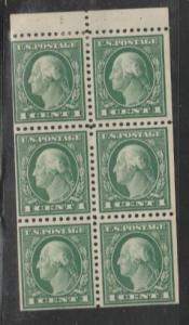 U.S. Scott #498e Washington Stamp - Mint Booklet