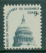 1591 9c Capitol Fine MNH Dry Gum