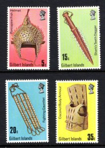 Gilbert Islands #289-292 MNH Native Weapons and Armour