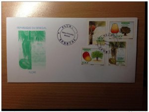 Senegal FDC 1 First Day 1991 Flora Trees Trees Fruits Fruit Fruits-