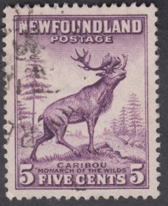 Newfoundland - #190 Caribou - Die 1 - Used