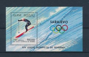 [61101] Guinea Bissau 1983 Olympic games Sarajevo Skiing MNH Sheet