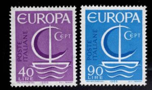 Italy Scott 942-943 MNH**  Europa 1966 set